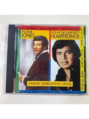 Tom Jones Engelbert Humperdinck Back To Back Their Greatest Hits 1994 CD Album
